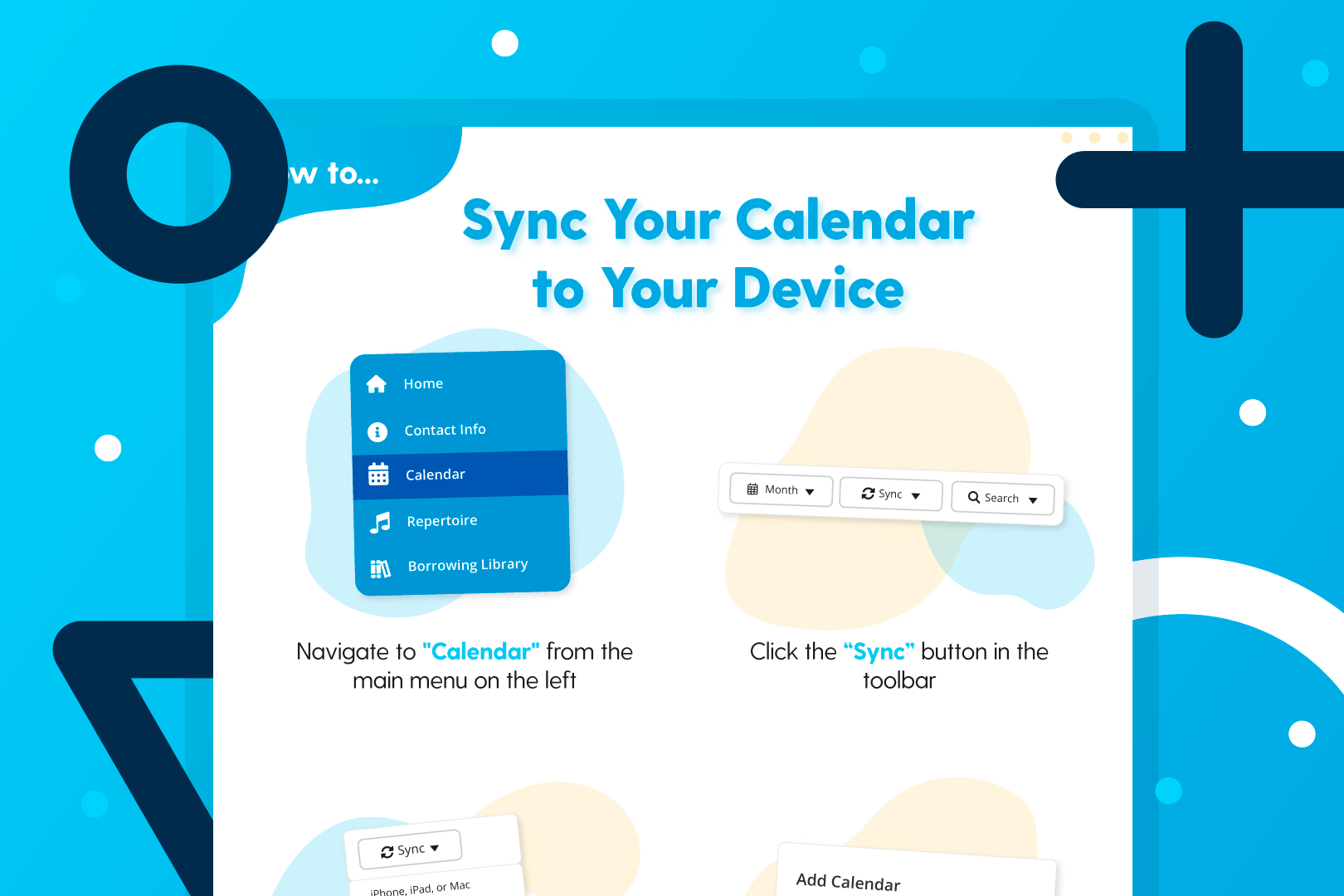 How to Sync Your Calendar to Your Device My Music Staff Resources